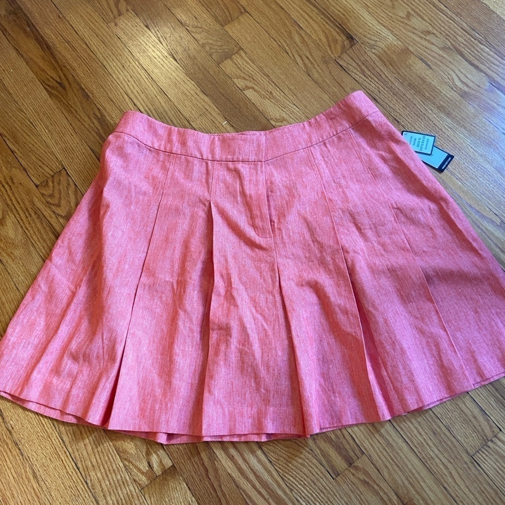 Nine West pleated shorts with pleats size 16 light orange / 🍊/ tangerine